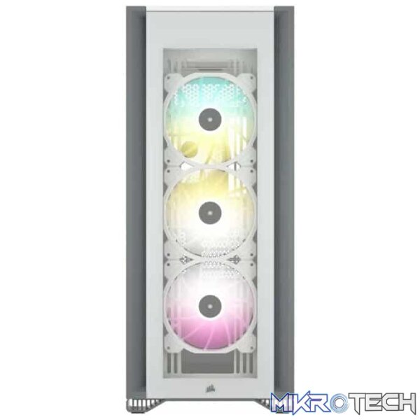 Corsair iCUE 7000X White RGB Tempered Glass Full-Tower ATX PC Case - Image 2
